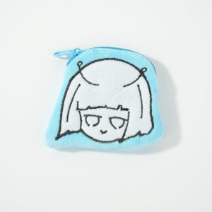 Ví Vải Họa Tiết Anime Mini Zipper Dễ Thương